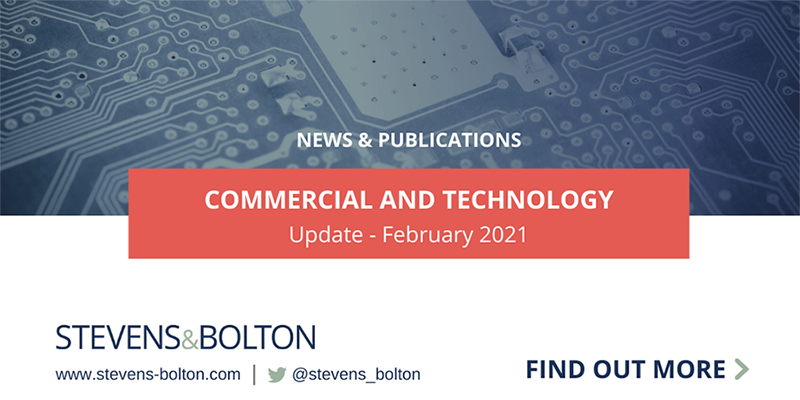 Commercial and technology update - February 2021