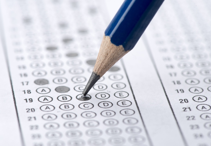 Can a multiple choice psychometric test be discriminatory?