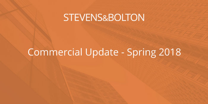 Commercial Update - Spring 2018