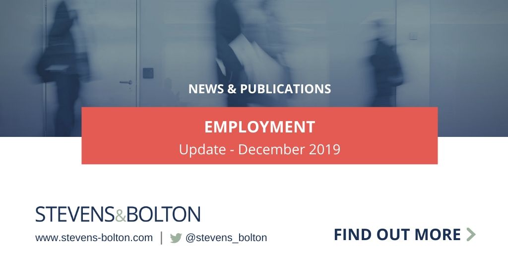 Employment Update - December 2019