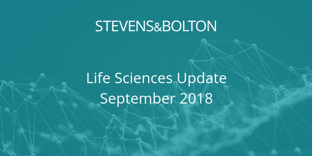 Life Sciences Update - September 2018