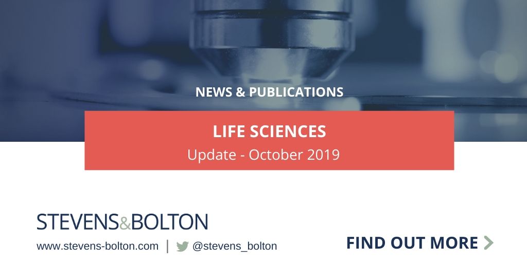 Life Sciences Update - October 2019